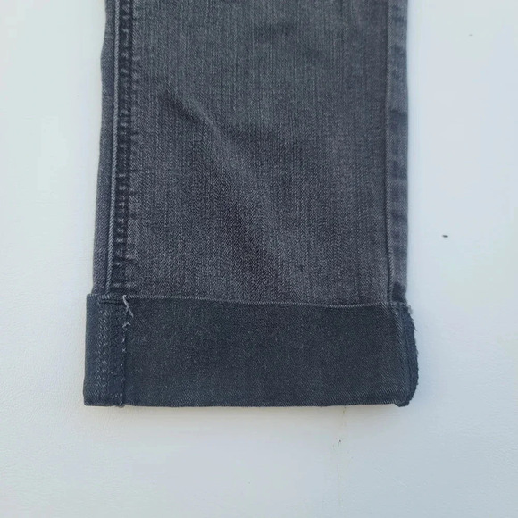 SO Women's Juniors 7 Jeans Gray Light Wash Denim Stretch Mid-Rise Cotton Blend - Picture 7 of 10